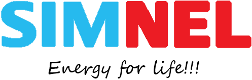 Logo Simnel Sp. z o.o. ze sloganem Energy for life!!!